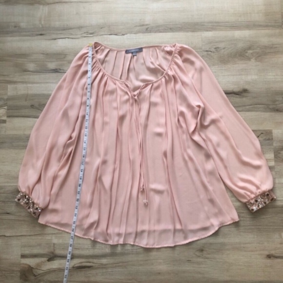 Pink Blouse with Bejewelled Cuffs - Picture 3 of 8